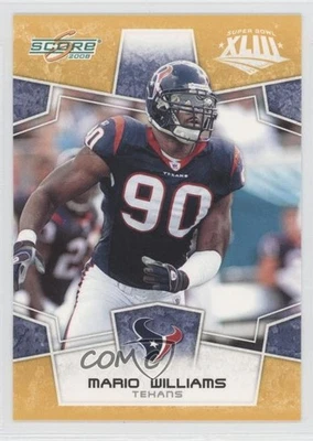 2008 Score Factory Set Yellow Mario Williams #124 - Image 1 of 2