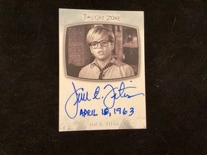 TWILIGHT ZONE AL-18 JIM E. TITUS AUTOGRAPHED CARD - Picture 1 of 2