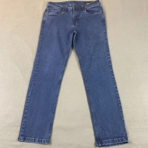 The Perfect Jean NYC Jeans Mens 31x32 Blue Athletic Fit Stretch Dark Wash Denim - Picture 1 of 11