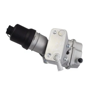 Oil Filter Housing Aluminum Cooler 04-13 A3 07-14 TT 05-08 A4 Quattro for Audi + - Picture 1 of 5