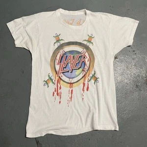 Vintage 1988 Slayer Tour Shirt Large - Picture 1 of 10