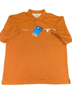 Columbia Sportswear Collegiate Perfect Cast Polo Texas Longhorns Mens XL - Picture 1 of 21