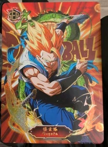 2025 HEAVY Foil Gold Pressed Prism Dragon Ball Divers Fusion Thick Card Potara - Picture 1 of 21