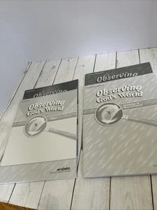 Abeka - Observing God's World - Quizzes and Tests - Student and Teacher Key -NEW - Bild 1 von 4