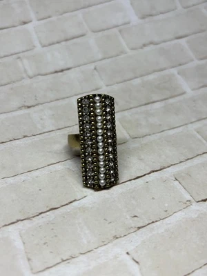 SILPADA K&R Perlas “Night Out” Latón Cristal Perla (Talla 7.5) (R23) Foto 1 de 4