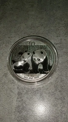 2010-Silver Panda Uncirculated In Mint Capsules - Image 1 of 4