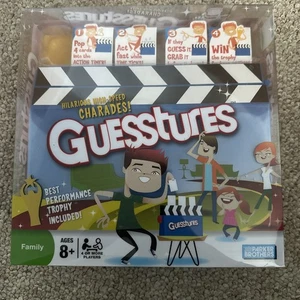 GUESSTURES Brettspiel Hilarious High-Speed Charades Hasbro 2008 NEU - Bild 1 von 2