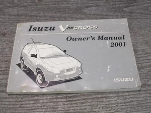 2001 ISUZU VEHICROSS OWNER OPERATOR USER GUIDE MANUAL BOOK OEM - Picture 1 of 12