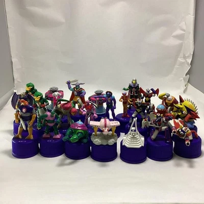 Bandai Mazinger Z Greate Bottle Cap Collection 24p Set Used Vintage JP - Image 1 of 4