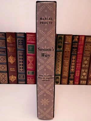 Marcel Proust SWANN'S WAY Heritage Press LAMOTTE Illustrations Hardcover 1954 - Image 1 of 4
