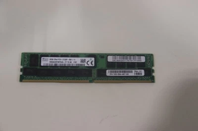 SK HYNIX 32GB PC4-17000 DDR4 RDIMM MEMORY MODULES | HMA84GR7MFR4N-TF | LOT OF 2 - Image 1 of 3
