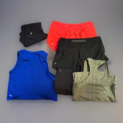 Lote de 6 shorts, leggings e regatas Lululemon - Imagem 1 de 4