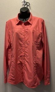 Camisa de pesca Victory Outdoors XL melocotón manga larga para mujer - Imagen 1 de 5