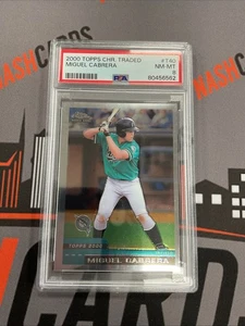 2000 Topps Chrome Traded Miguel Cabrera RC PSA 8 - Picture 1 of 2