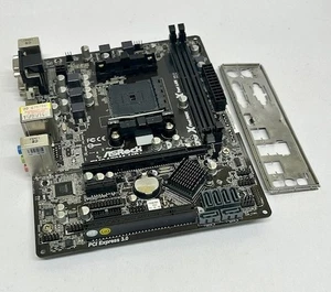 Asrock FM2A78M-HD+ AMD A68 REV 1.03 Socket FM2+ Motherboard complete with BP - Picture 1 of 4