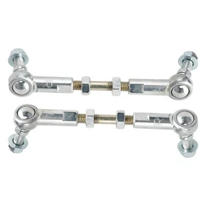 Pair 135mm 8mm Steering Joint Ball Tie Rod Ends for ATV Go Kart pit bike - Picture 1 of 8