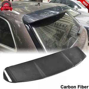 Rear Roof Spoiler Trunk Wing For Audi Q7 SQ7 SLINE 2016-2018 Real Carbon Fiber - Foto 1 di 12