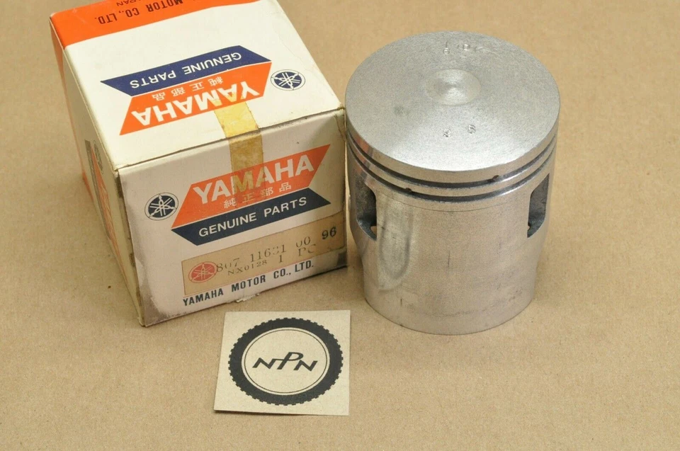 Pistón estándar Yamaha SL396 807-11631-00-96 NOS OEM Foto 1 de 1