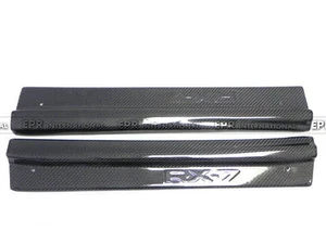 Cubierta de panel liso para puerta de fibra de carbono para Mazda RX7 FD3S 2 piezas - Imagen 1 de 3