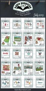 Nuova collezione stampi uscita Karen Burniston luglio 2019 (scelte) - Foto 1 di 31