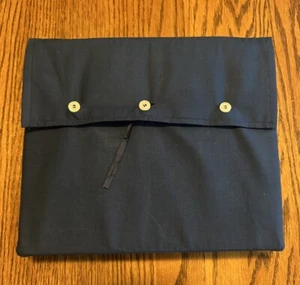 NIP Ralph Lauren Organic Cotton PERCALE HARBOR BLUE Fitted Sheet CAL KING $200 - Picture 1 of 1