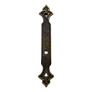 Brass Victorian Pointed Decorative Cabinet Knob Backplate 3647-2 - Picture 1 of 6