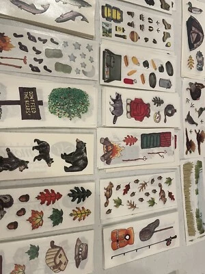 Creative Memories Wilderness/Outdoor/Camping Themed Stickers RANDOM Lot of 12