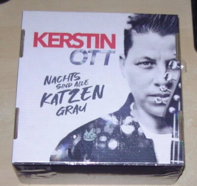 KERSTIN OTT NACHTS SIND ALLE KATZEN GRAU LIMITIERTE FANBOX CD NEU & OVP - Bild 1 von 4