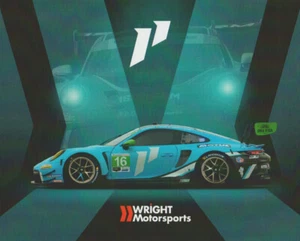 Tarjeta de héroe 2023 Wright Motorsports #16 Porsche 911 GT3 R GTD Sebring IMSA WTSC - Imagen 1 de 2