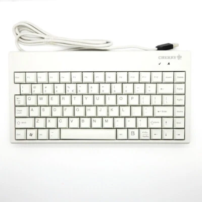 Cherry QWERTY US 83 Position Key Layout Mini Keyboard Gray G8652400EUAEAA - Image 1 of 3
