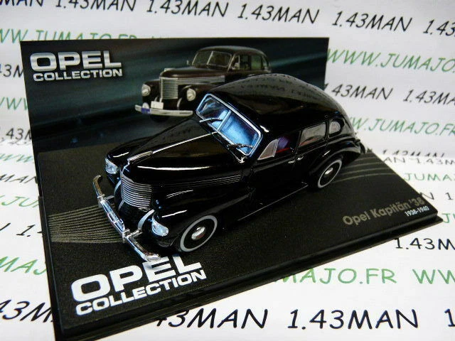 OPE27 voiture 1/43 IXO eagle moss OPEL collection : KAPITÄN 38 1938/1940 noire - Photo 1/1