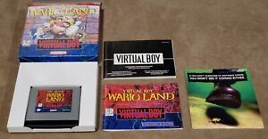 Virtual Boy Wario Land (Nintendo Virtual Boy - 1995)  VERY CLEAN + CIB + TESTED