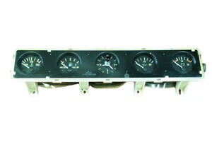 Jeep Wrangler YJ 87-91 Center Dash Gauge Set Cluster Oil Fuel Clock Temp Volt - Foto 1 di 5