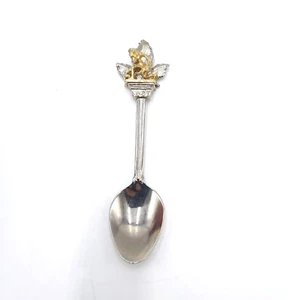 Canadian Women's Curling Maple Leaf Gold Silver Collectible Spoon - 4.75 inches - Foto 1 di 11