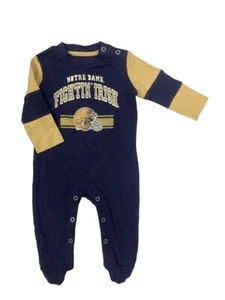 Notre Dame Fighting Irish NCAA Infant Team Believer Long Sleeve Romper (0-3M) - Picture 1 of 1