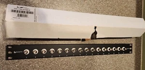 L-Com PR175B1675BLK Patch Panel BNC 16 Insulated Ports - Picture 1 of 3