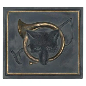 House Parts Address Plaques Address Signs Fox+Horn Plaque Mailboxes Hardware - Picture 1 of 3