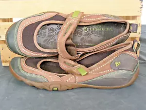 Merrell Women's Sz 7 Brown Cocoa Mary Jane Comfort Performance Mimosa Emme Shoes - Picture 1 of 5