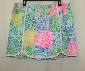 Lilly Pulitzer Patty Skort Short Multi Cheek To Cheek Sz 14 001547 Brand New NWT - Picture 1 of 4