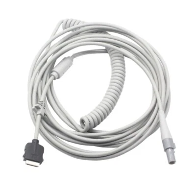 REDY-MED EKG Trunk Cable, Coiled 4.6m, 9-Pin Lemo, Compatible GE Marquette 2016560-002