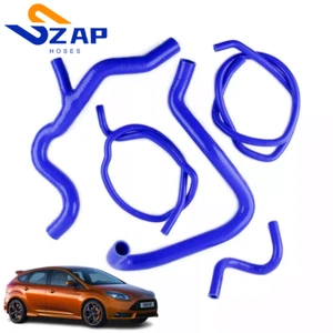 Per Ford Focus Mk2 ST225 Kit Tubo Serbatoio Radiatore Silicone Radiatore e Testata Blu - Foto 1 di 8