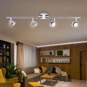 20W LED Faretti Da Soffitto In Cromo Per Ufficio E Corridoio Regolabili - Foto 1 di 8