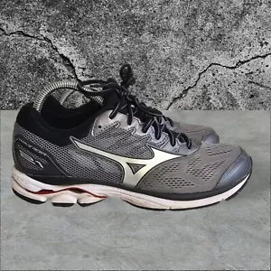 Mizuno Wave Rider 21 Gray Running Shoes Sneakers Men's Size 8.5 - Picture 1 of 9