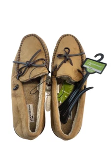 Alpine Design Men's Trapper Moccasin Slipper-Brown, Large 9/10 - Picture 1 of 10