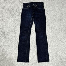 Shoaiya Pure Blue Japan Indigo Denim 29 W38cm/L80cm JAPAN