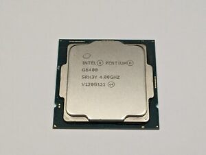 Intel Pentium Gold G6400 CPU 4 GHz Socket FCLGA1200 SRH3Y V120G121 + ventola