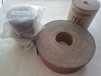 3" & 6" Cloth Rolls  80 100 150 Grit Sandpaper for Performax  Drum Sander - Image 1 of 4