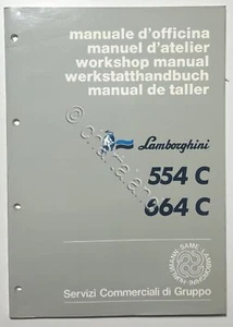 Manuale d'Officina Trattori Lamborghini - 554 C / 664 C - ed. 1987 - Picture 1 of 3