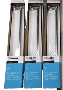 Moen DN8424CH Preston 24" Towel Bar Bright Chrome (3-BOXES) - Picture 1 of 4