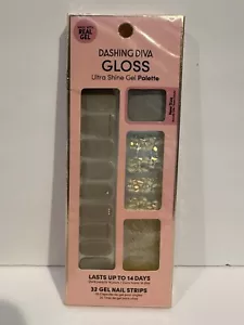 Dashing Diva Gloss Ultra Shine Gel Palette 32 Nail Strips GS54 All Lined Up NEW - Picture 1 of 3